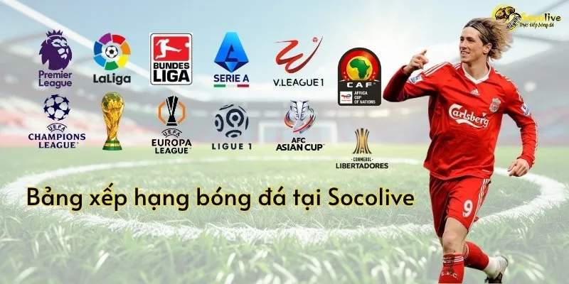 BẢNG XẾP HẠNG 43 Cập nhật bảng xếp hạng Anh, Đức, Pháp, Ý, Việt Nam,.. Tại Socolive